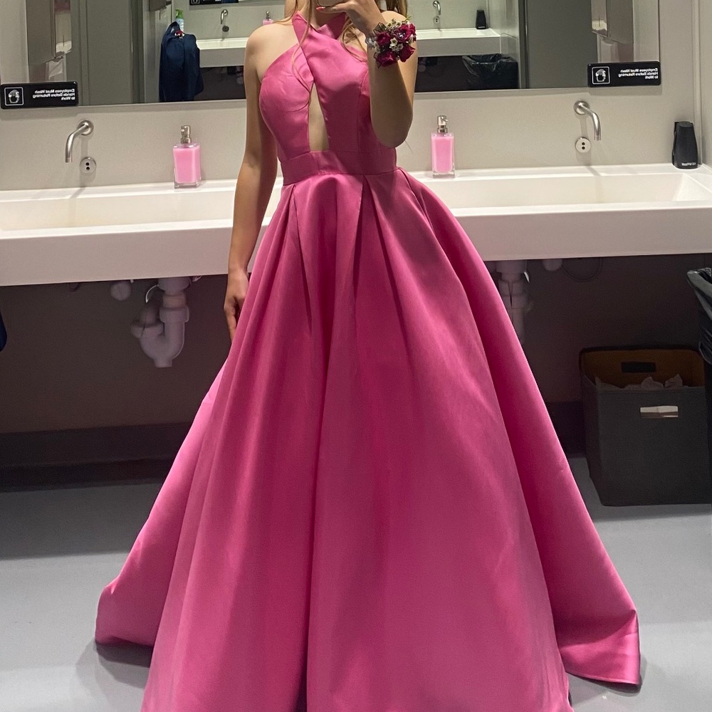 Jovani pink prom dress